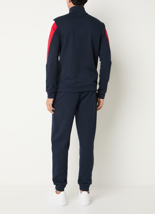 Armani Trainingspak met logo en steekzakken - achterkant 4 donkerblauw