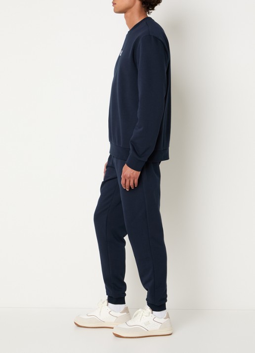 Armani Trainingspak met logo en steekzakken - voorkant 4 donkerblauw