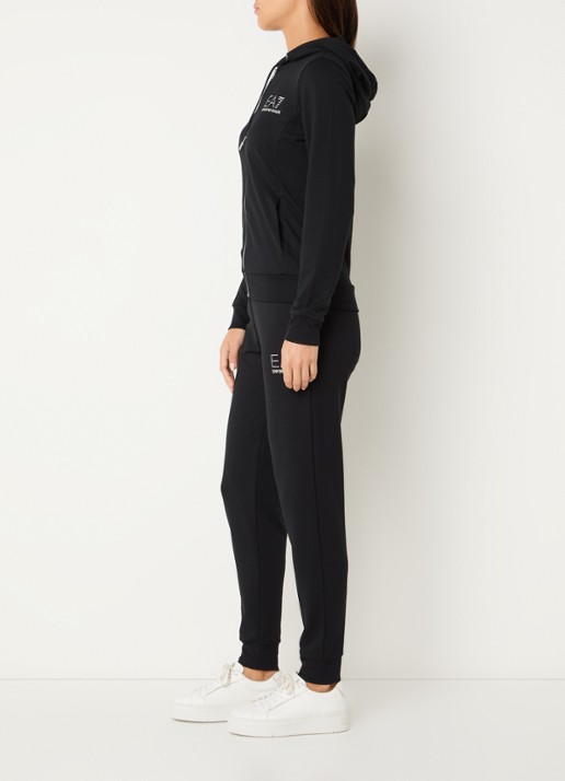Armani Trainingspak met logo en steekzakken - voorkant 5 zwart