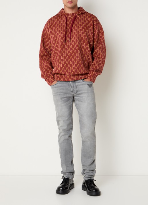 Armani Trainingspak met logo en steekzakken - voorkant 2 zwart