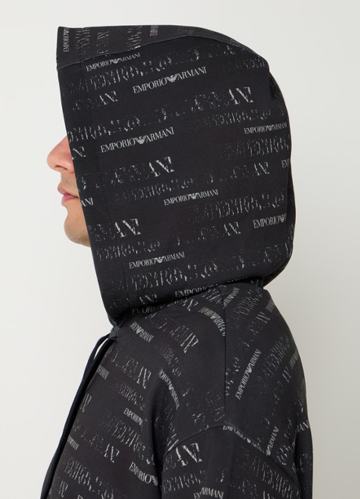 Armani Trainingspak met logo en steekzakken - detail 4 steenrood