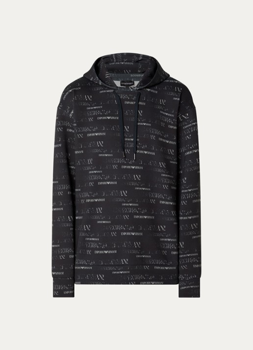 Armani Trainingspak met logo en steekzakken - voorkant steenrood