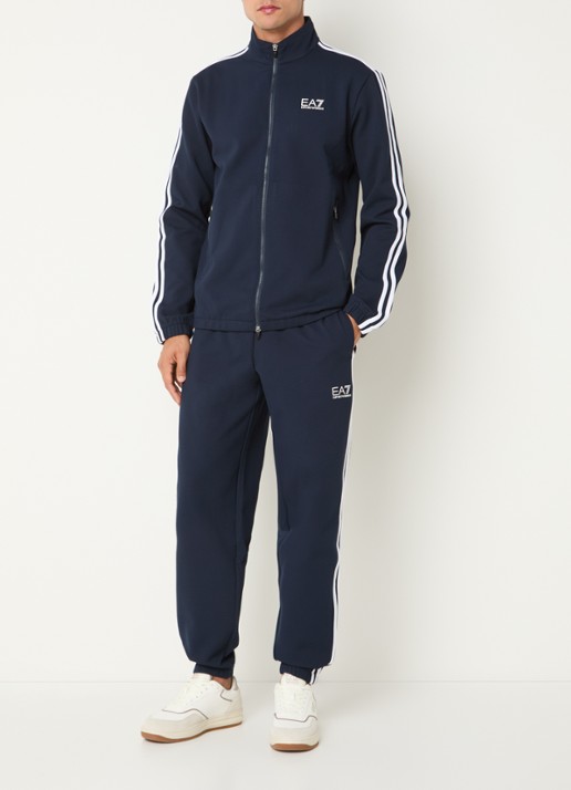 Armani Trainingspak met logo - detail 3 donkerblauw