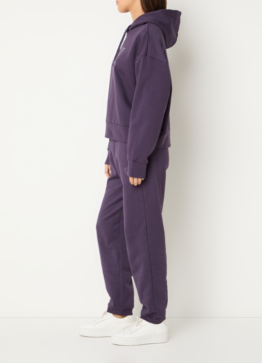 Armani Trainingspak met logoprint en steekzakken - voorkant 4 violet