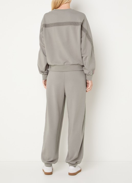 Armani Trainingspak met logoprint - achterkant 2 lichtbruin