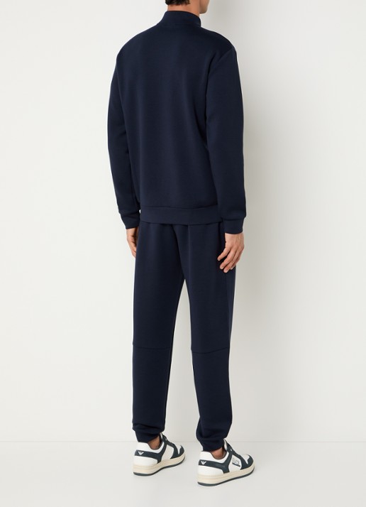Armani Trainingspak met steekzakken en logo - achterkant 3 donkerblauw
