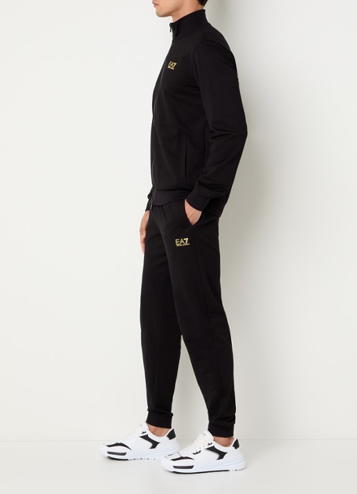 Armani Trainingspak met steekzakken en logo - voorkant 4 zwart