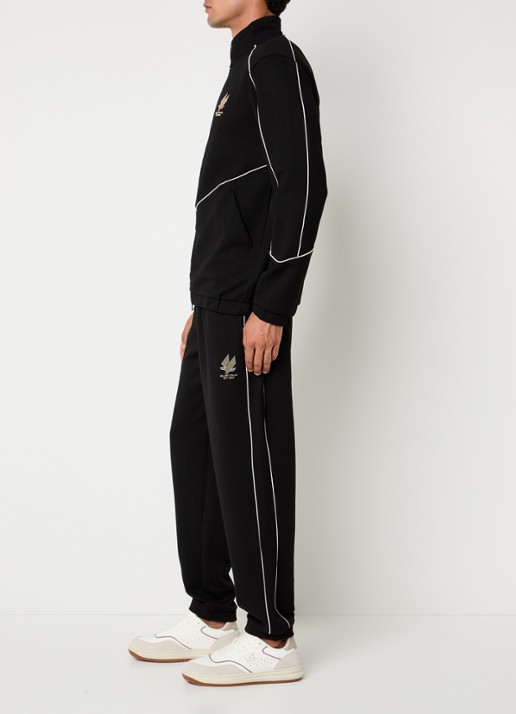 Armani Trainingspak met steekzakken en logo - voorkant 4 zwart