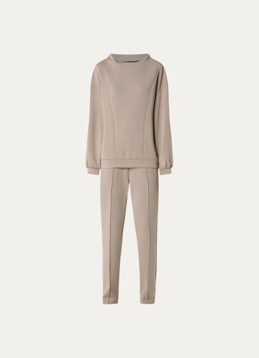 Armani Trainingspak met steekzakken - voorkant beige