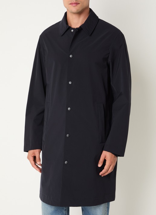 Armani Trenchcoat met ritszakken en kraag