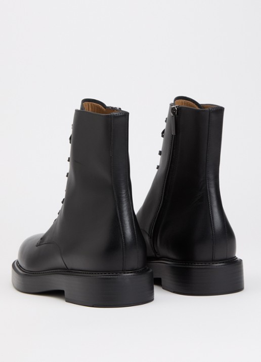 Armani Veterboot van leer - achterkant 4 zwart