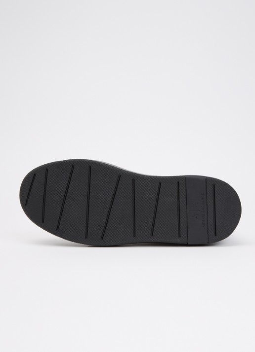 Armani Veterboot van leer - detail 2 zwart