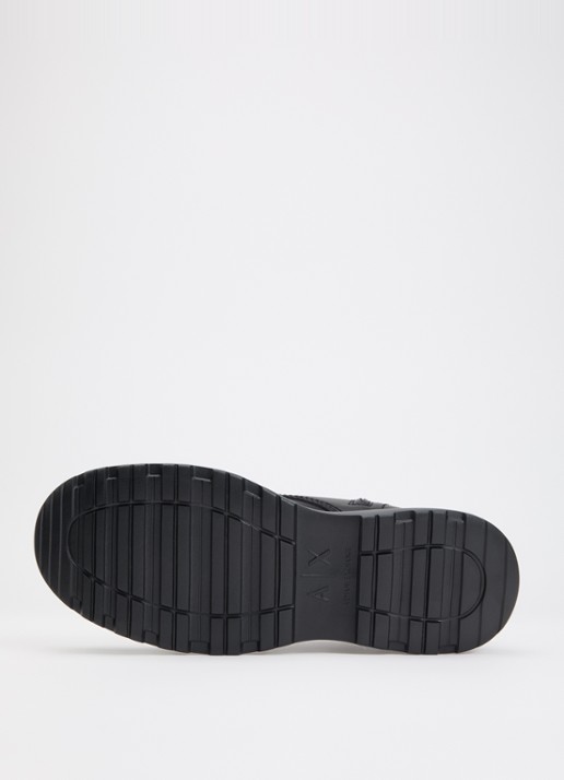 Armani Veterboot van leer - detail 3 zwart