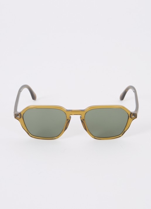 Armani Wayfarer zonnebril AR8220 - detail 3 mosgroen