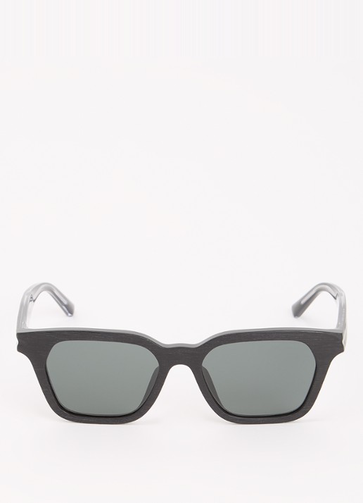 Armani Wayfarer zonnebril AR8251U - detail zwart