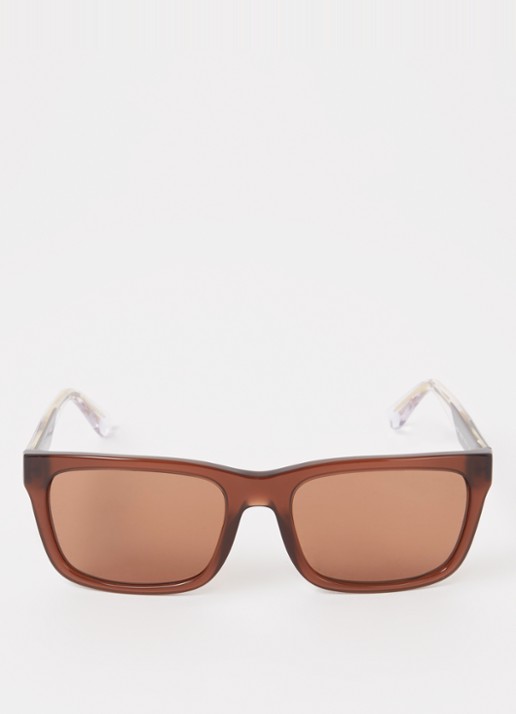 Armani Wayfarer zonnebril EA4224 - detail 3 bruin