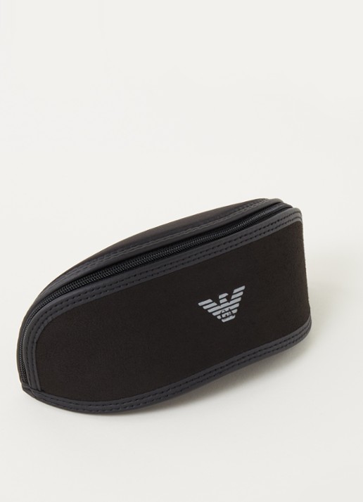 Armani Wayfarer zonnebril EA4224 - detail 4 bruin