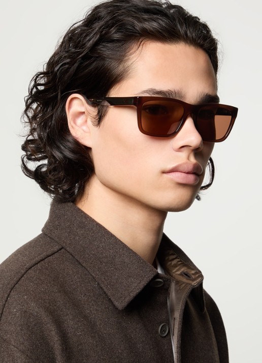 Armani Wayfarer zonnebril EA4224 - voorkant 2 bruin