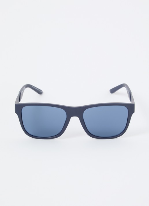 Armani Wayfarer zonnebril EA4243 - detail 2 donkerblauw