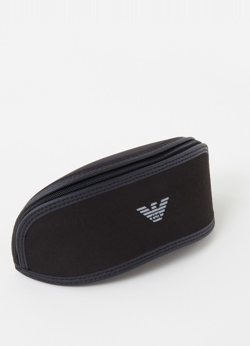 Armani Wayfarer zonnebril EA4250U - detail 3 bruin