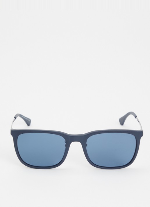 Armani Wayfarer zonnebril EA4275D - detail donkerblauw