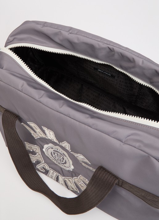 Armani Weekendtas met logo - detail khaki