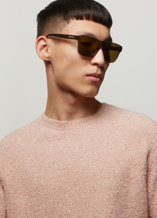 Armani Zonnebril EA4208  - voorkant 2 bruin