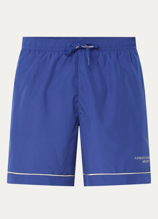 Armani Zwemshort met logo - voorkant 3 donkerblauw