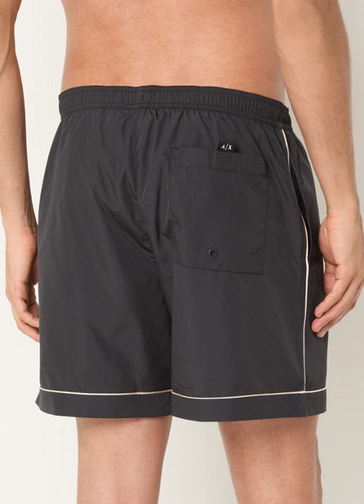 Armani Zwemshort met logo - achterkant antraciet
