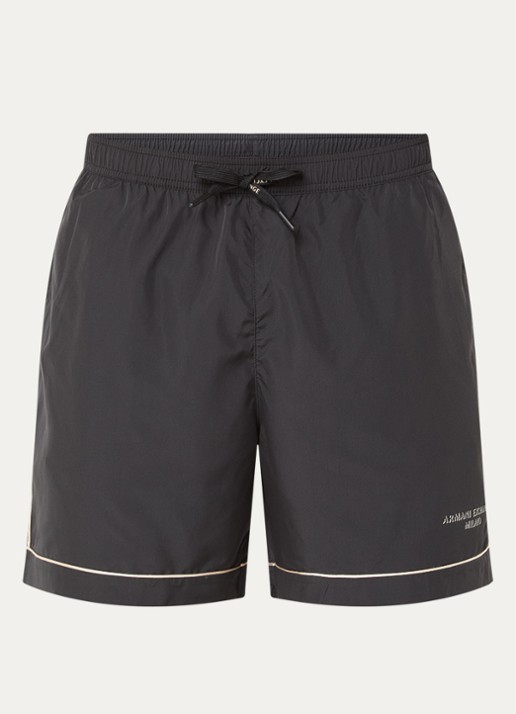 Armani Zwemshort met logo - voorkant 3 antraciet