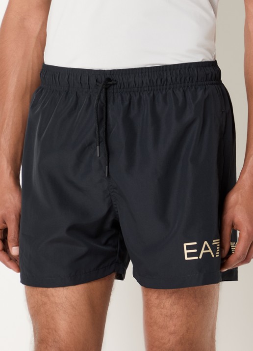 Armani Zwemshorts met logo en koordsluiting