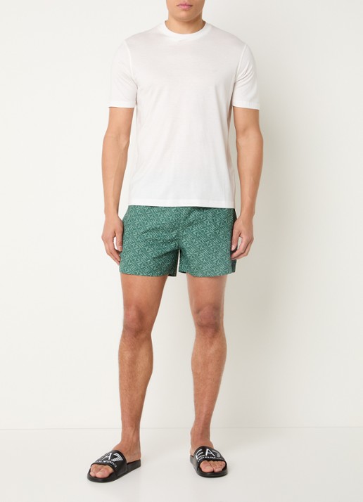 Armani Zwemshorts met logoprint - voorkant 2 groen
