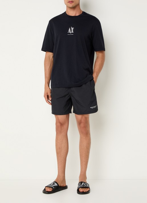 Armani Zwemshorts met steekzakken - voorkant 2 antraciet