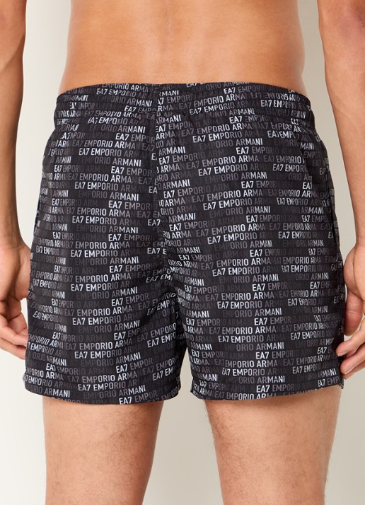 Armani Zwemshorts met steekzakken - achterkant zwart