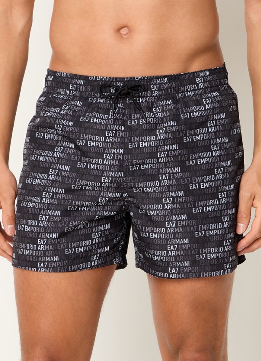 Armani Zwemshorts met steekzakken - detail 2 zwart