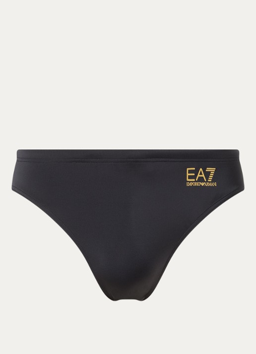 Armani Zwemslip met logo - voorkant zwart