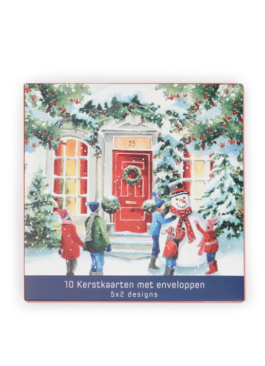 Art Group Goede doelen - 2 designs - kerstkaart met envelop - set van 10