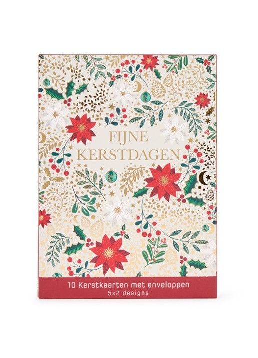 Art Group Goede doelen - 2 designs - kerstkaart met envelop - set van 10