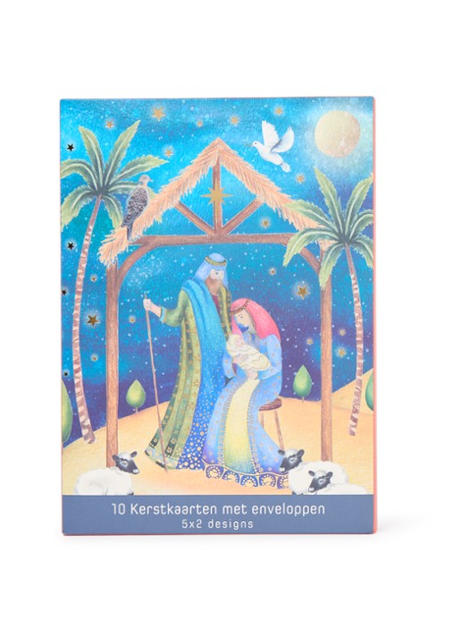 Art Group Goede doelen - 2 designs - kerstkaart met envelop - set van 10