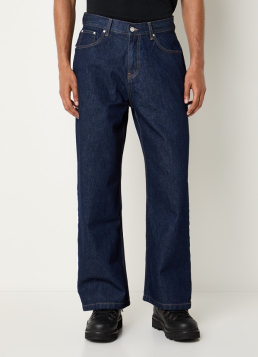 Arte Antwerp Big A Uniform loose fit jeans met gekleurde wassing en backprint