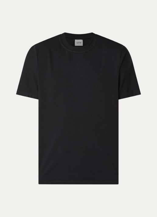Arte Antwerp Emblem T-shirt met backprint - voorkant zwart