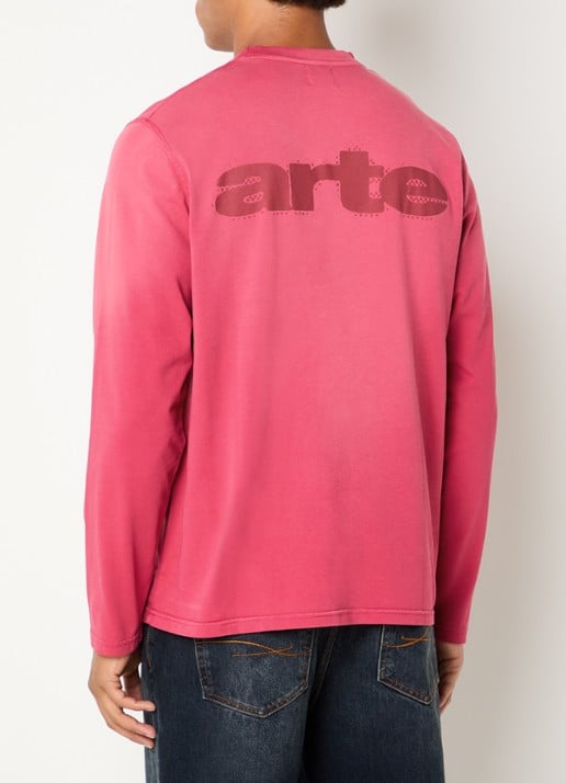 Arte Antwerp Fadeout longsleeve met logo- en backprint