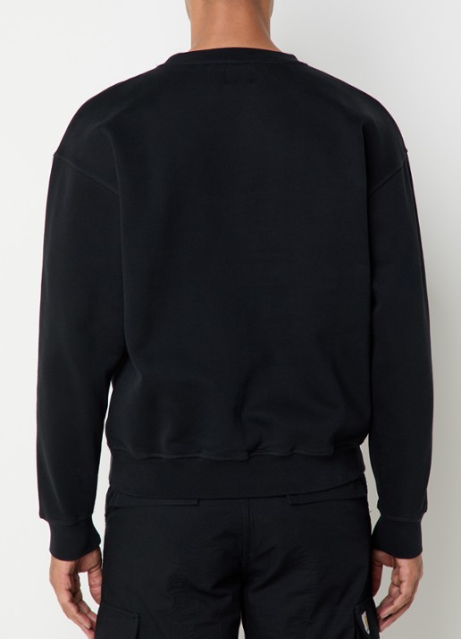 Arte Antwerp Heart sweater met logo - achterkant 4 zwart