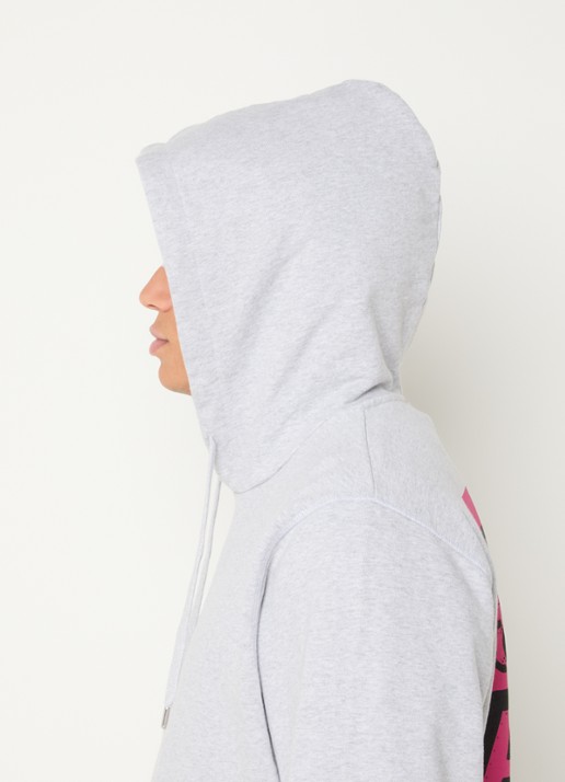 Arte Antwerp Hoodie met backprint  - detail 3 grijs