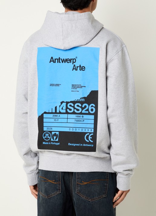 Arte Antwerp Hoodie met logo- en backprint