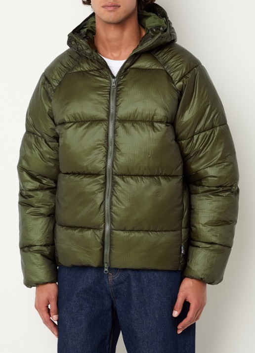 Arte Antwerp Puffer jack met steekzakken met glanzende finish