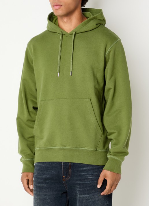 Arte Antwerp Receipt hoodie met backprint - achterkant groen