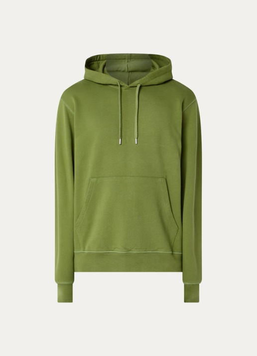 Arte Antwerp Receipt hoodie met backprint - voorkant 2 groen