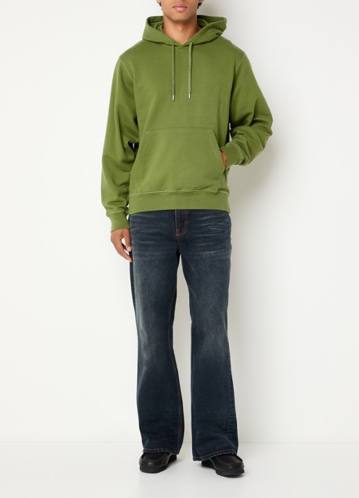 Arte Antwerp Receipt hoodie met backprint - voorkant 3 groen