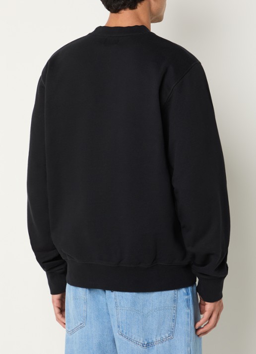 Arte Antwerp Sweater met logoborduring - achterkant 2 zwart